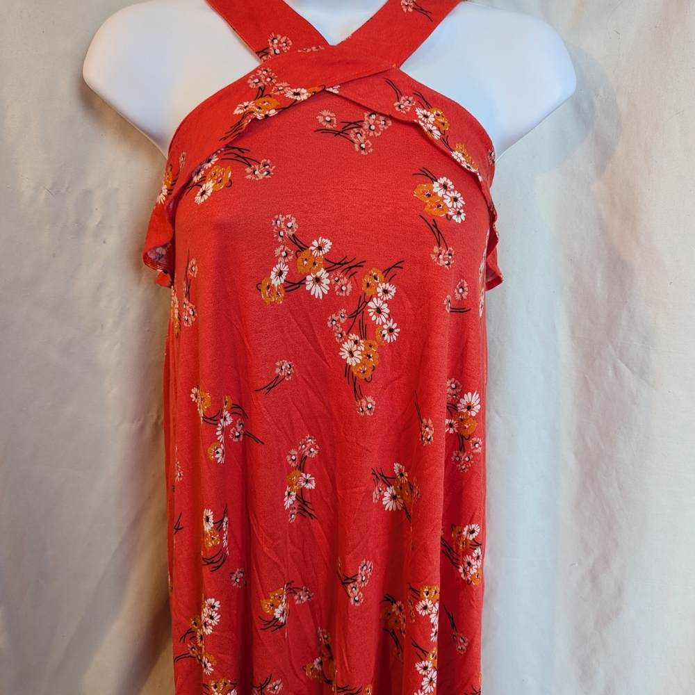 Maurices Red Floral Top